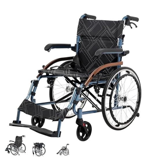 コンパクト軽量・折り畳み式車椅子・アルミ製ブレーキ付き・ノーパンクタイヤ Amazon | Kaitou 車椅子 軽量 折りたたみ アルミ製 介助ブレーキ